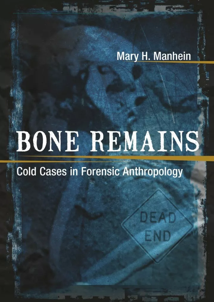 read ebook pdf bone remains cold cases