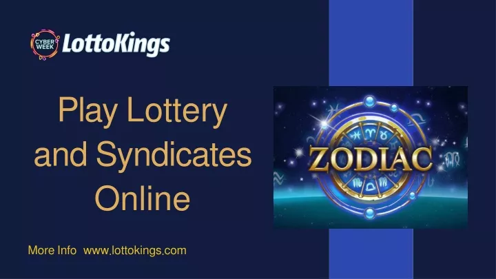 play lottery and syndicates online