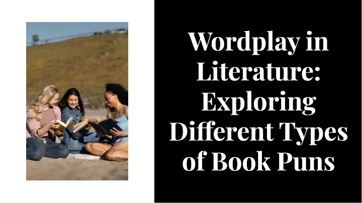 wordplay in literature exploring di erent types