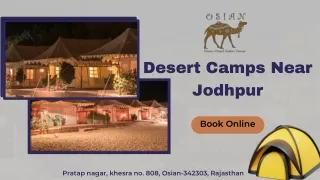 Desert Camps Near Jodhpur