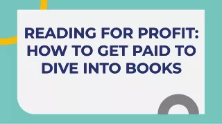 Get Paid For Read Books | Earn By Reading Books