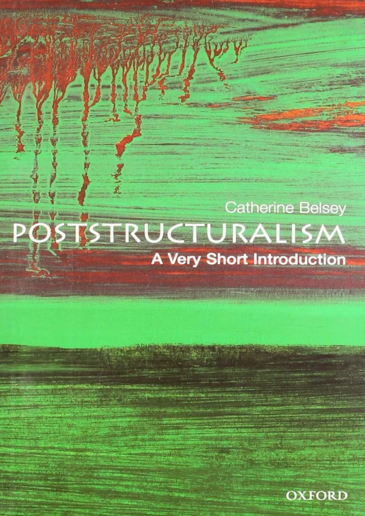 download book pdf poststructuralism a very short