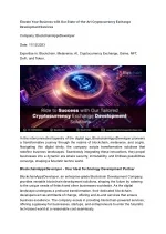 Cryptocurrency Exchange Development - slide 1