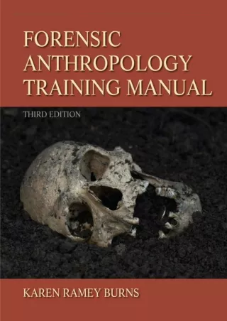 get [PDF] ❤Download⭐ Forensic Anthropology Training Manual