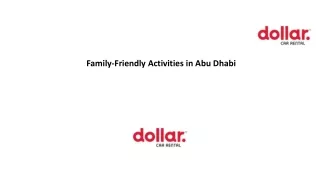 Family-Friendly Activities in Abu Dhabi