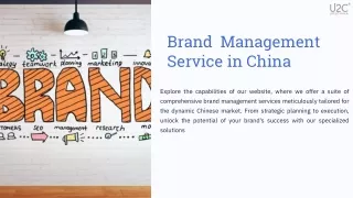 Elevating Presence for Effective Brand Management in China