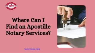 Where Can I Find an Apostille Notary