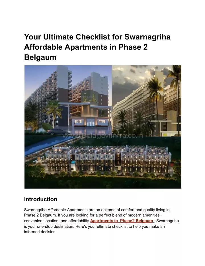 your ultimate checklist for swarnagriha