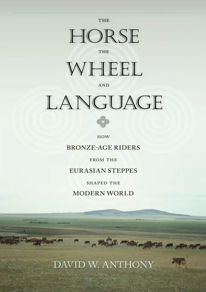 pdf read online the horse the wheel and language