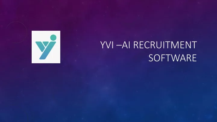 yvi ai recruitment software