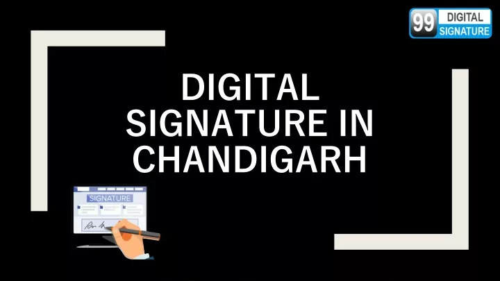 digital signature in chandigarh
