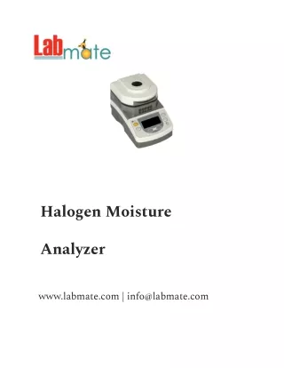halogen moisture