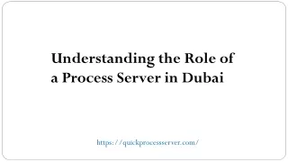 process Server Dubai