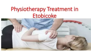 Physiotherapy Treatment in Etobicoke
