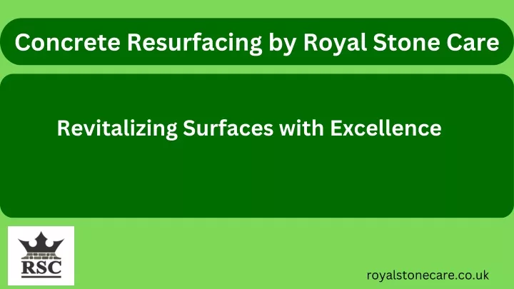 concrete resurfacing by royal stone care