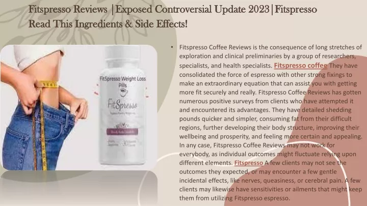 fitspresso fitspresso reviews exposed