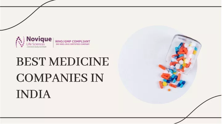 best medicine companies in india india