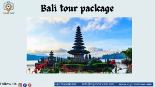_Book Bali tour package from India at affordable price - Travel Case