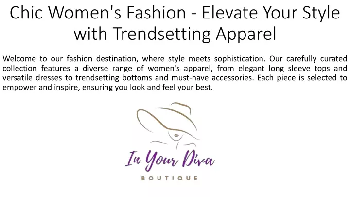chic women s fashion elevate your style with trendsetting apparel
