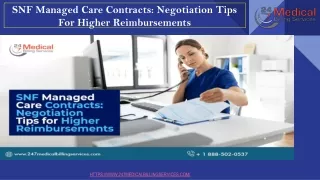 SNF Managed Care Contracts-Negotiation Tips For Higher Reimbursements
