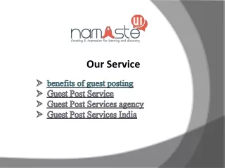 our service