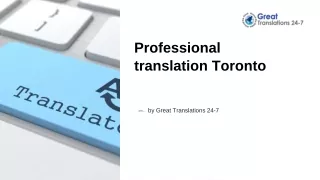 Empower Your Global Reach with Professional Translation in Toronto