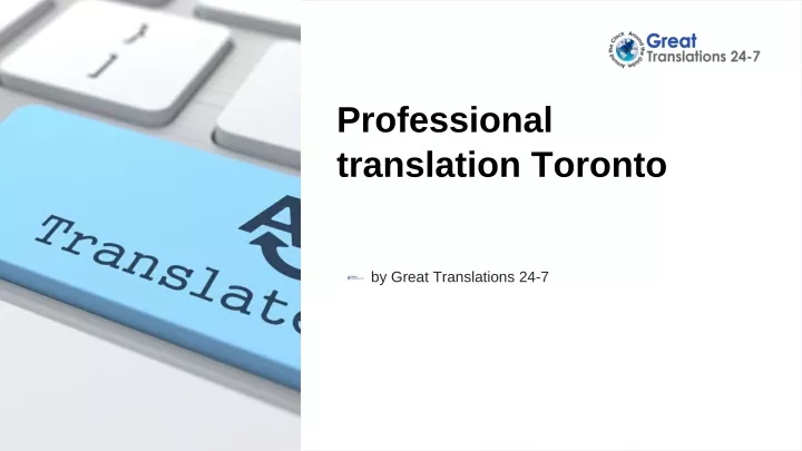 professional translation toronto