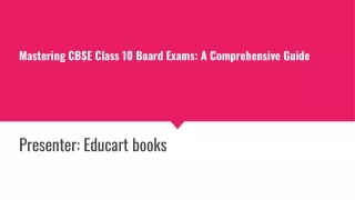 Mastering CBSE Class 10 Board Exams_ A Comprehensive Guide (Free sample papers)