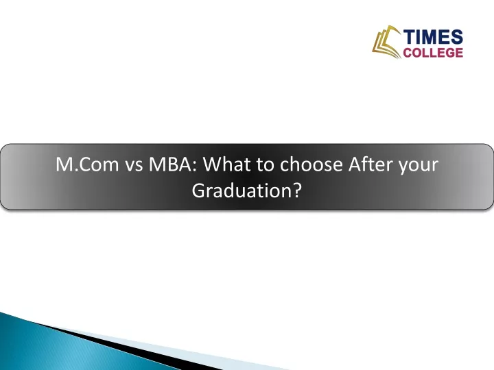 m com vs mba what to choose after your graduation
