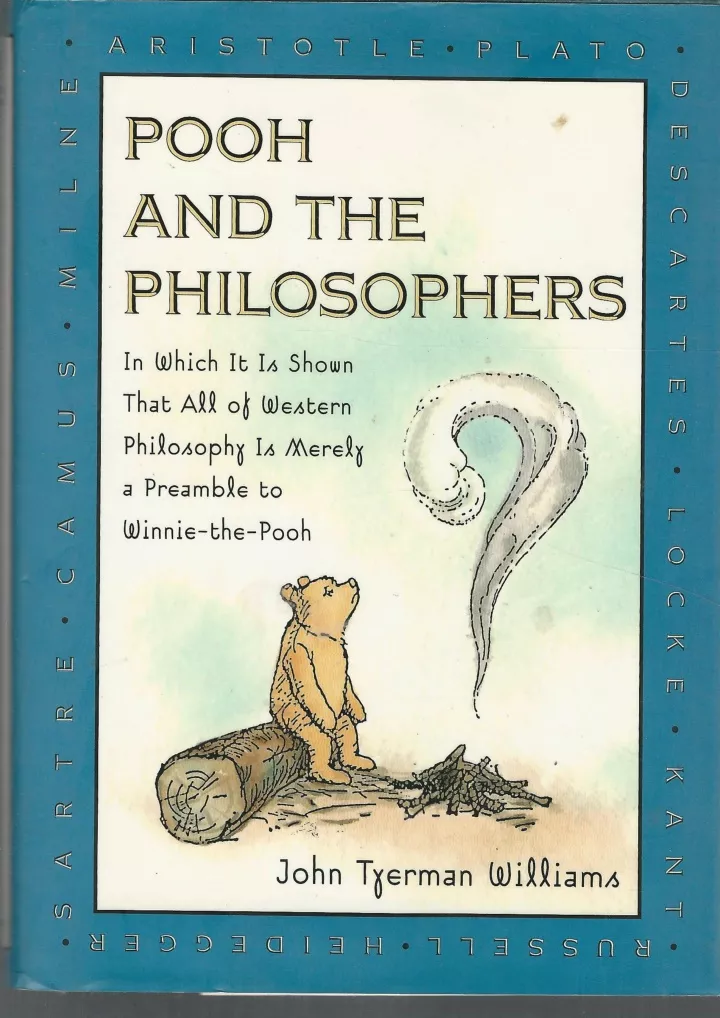 pooh and the philosophers in which it is shown