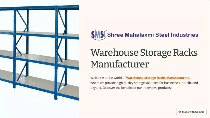 warehouse storage racks manufacturer