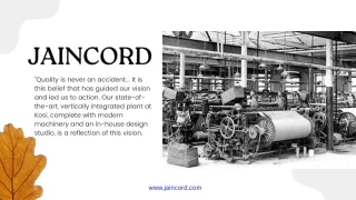 Corduroy Fabric - Jaincord