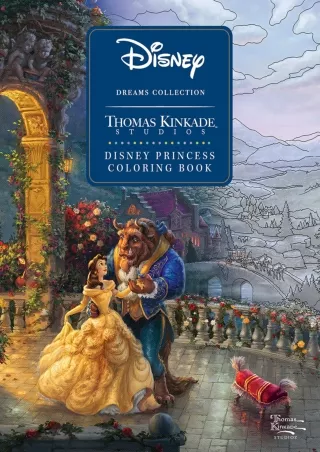 Ebook❤️(Download )⚡️ Disney Dreams Collection Thomas Kinkade Studios Disney Princess Color