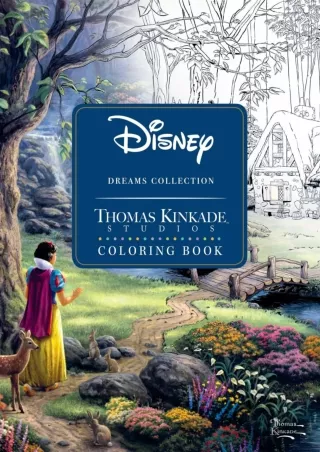 Download ⚡️(PDF)❤️ Disney Dreams Collection Thomas Kinkade Studios Coloring Book