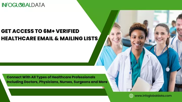 get access to 6m verified healthcare email