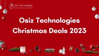 Osiz Technologies Christmas Deals 2023