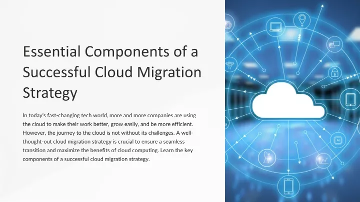 essential components of a successful cloud