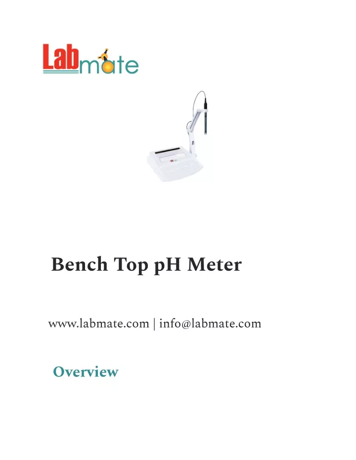 bench top ph meter