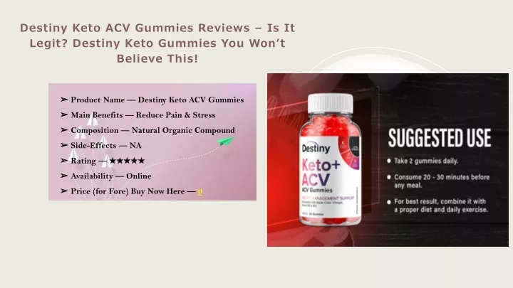 destiny keto acv gummies reviews is it legit