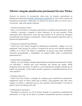 abogado planificación patrimonial