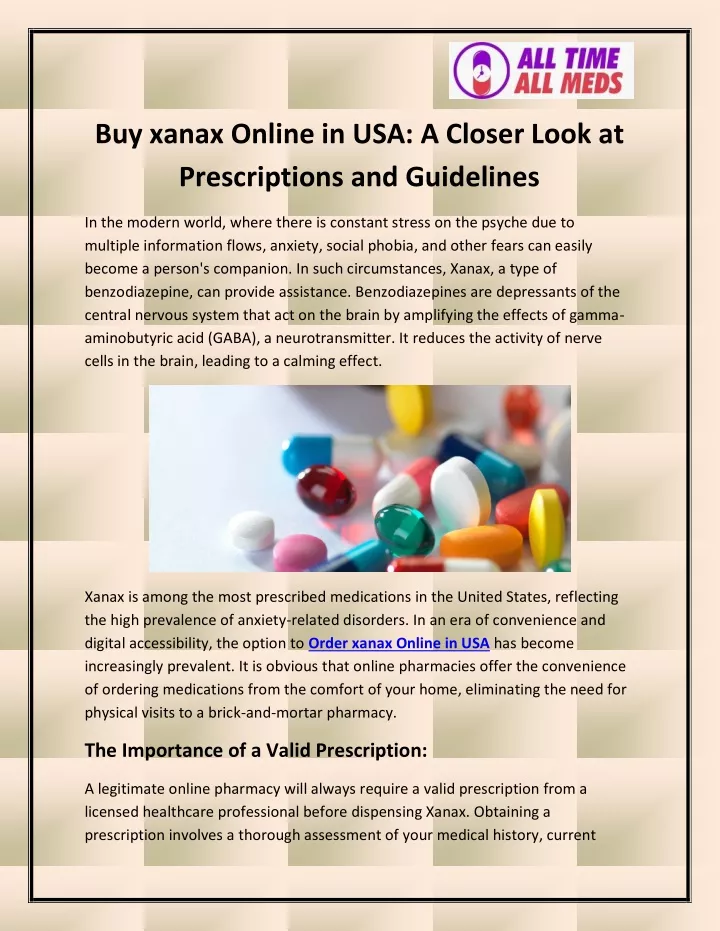 buy xanax online in usa a closer look