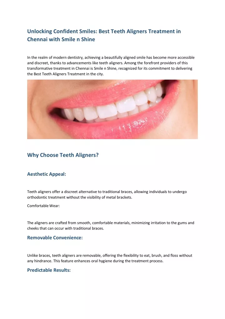 unlocking confident smiles best teeth aligners