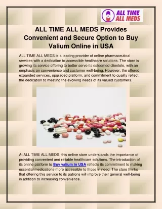 Buy valium Online in USA