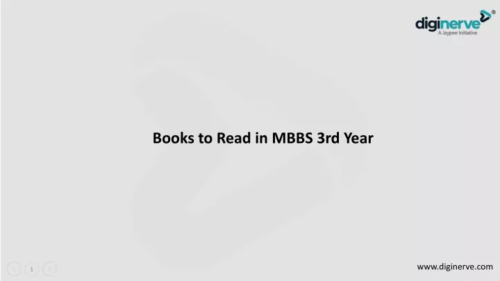 books to read in mbbs 3rd year
