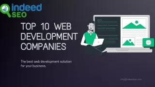 Top-notch Web Development Company In India