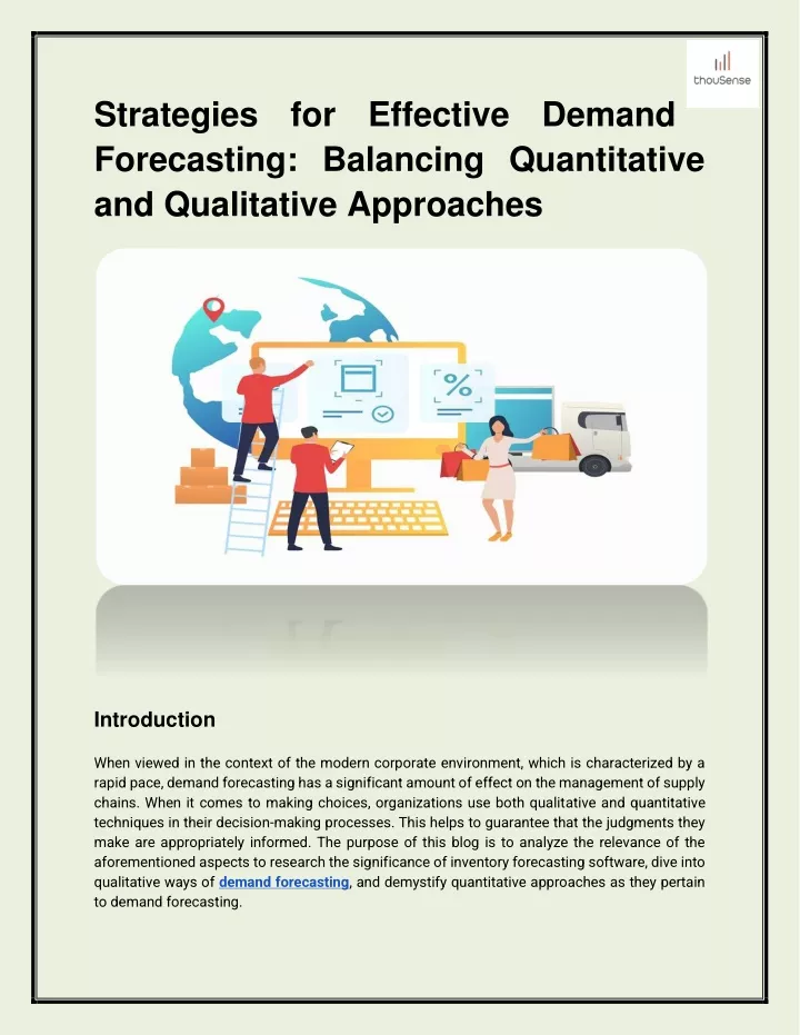 strategies for effective demand forecasting