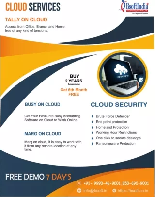 The best tally on cloud offers in Hyderabad