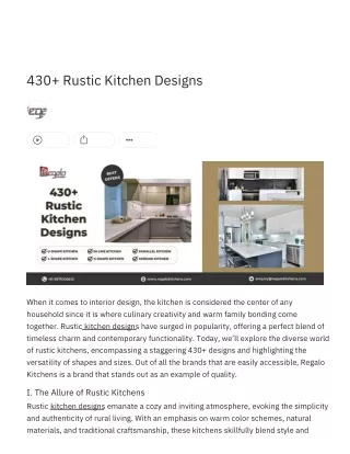 430 rustic kitchen designs
