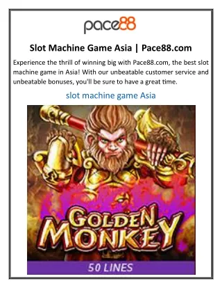 slot machine game asia pace88 com