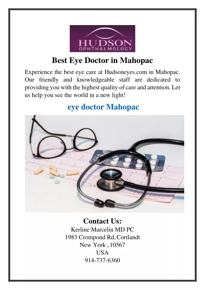 best eye doctor in mahopac